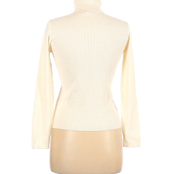 Charter Club Women's Pullover Sweater Ivory Long Sleeve Size: M - Picture 3 of 3